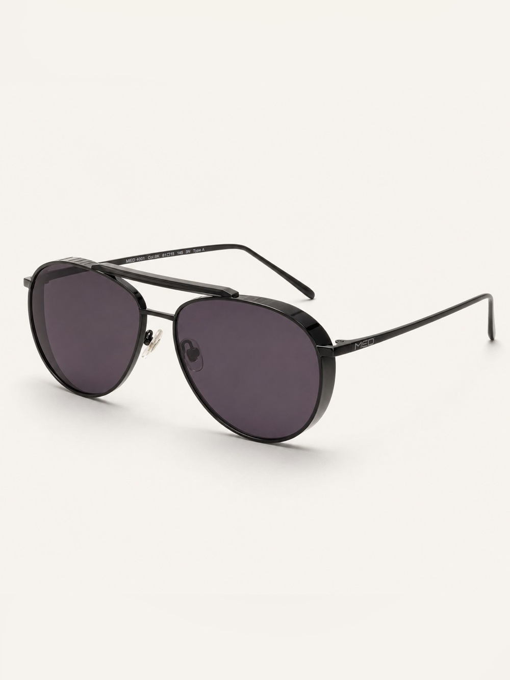 Women's Black Aviator Sunglasses - Sleek Modern Style